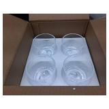 Whiskey Glasses, Set of 4, Made in Europe, 100% Lead-Free Crystal, Smooth Rim, Gift-Boxed, Dishwasher-Safe (Classic Double Old Fashioned)