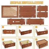 Wooden Piggy Bank for Adults, Cash Coin Savings Box with Counter for Savings Goal $1000, $2000, $5000, $10000. Best Gift for Friends (2000)