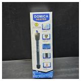 DOMICA 25W Adjustable Aquarium Heater, Submersible Water Heater for Small Fish Tank (3-8 gallons) with Free Thermometer Sticker