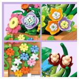 Pop-Up Cat Phone Stand Building Set, Lift-Up Hidden Cat & Flower Garden Design, Multifunctional Desktop Holder for Cellphone, iPad mini & Books, Fun Table Decor, Tablet Holder Birthday Gifts