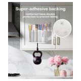 Straw Holder for Cabinet Door - Strong Magnetic Detachable Bottom, Easy to Clean, Dual Use (Countertop/Cabinet), Fits Various Sizes & Irregular Straws