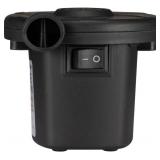 Air Pump Portable Quick-Fill Air Pump with 3 Nozzles,5kPa for Inflatables Mattress Pool Floats Toy Water Raft Bed Boat Pool Toy with 110 US Adaptor and Car-Powered 12v-DC