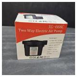 Air Pump Portable Quick-Fill Air Pump with 3 Nozzles,5kPa for Inflatables Mattress Pool Floats Toy Water Raft Bed Boat Pool Toy with 110 US Adaptor and Car-Powered 12v-DC