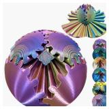 Gear Ball 3D Printed Spin Ball Cube Fidget Toys, Gear Sphere Fidget Toy, GearSphere Desk Toy Stress Fidget Balls, Fidgets Spinners for Adults & Kids Anxiety Relaxing