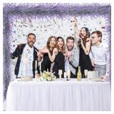 2pcs Spring Summer Lavender Garland, 6Ft Purple Lavender Artificial Garland, All Year Lavender Garlands for Farmhouse Wedding Mantle Arch Porch Stair Table Indoor Door Home Decor