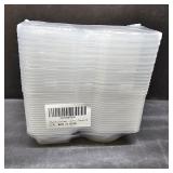 20 PCS Snack Containers with Lid,Reusable Snack Containers with Lids,Leakproof Dipping Containers with Compartments,Snackle Box Container,Double Compartment Condiment Containers,Snack Pack Containers