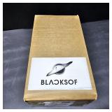 blacksof 2 Pack Stainless Steel Snack Containers   Leakproof Reusable Bento Boxes with Lids for Food Storage, Travel, Work, Outdoor (Clear Lid/Silver Base, 2 Compartments)