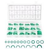 RACOONA 270PCS O Ring Kit,Seal Gasket Washer O Ring Kit,Car Accessories 18 Sizes Car Air Conditioning AC O-Ring Gasket Assortment Set,Rubber O-Ring for Automobiles,Machinery,Electrical Appliances
