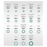 RACOONA 270PCS O Ring Kit,Seal Gasket Washer O Ring Kit,Car Accessories 18 Sizes Car Air Conditioning AC O-Ring Gasket Assortment Set,Rubber O-Ring for Automobiles,Machinery,Electrical Appliances