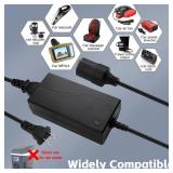 12V 5A AC/DC Converter - 60W Power Supply for Dash Cams/Air Pumps (MP3, Fans, Car Devices), 100-240V to 12V Car Cigarette Lighter Adapter with Wall Outlet Plug