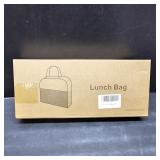 DALINDA Lunch Bag Lunch Box for Women Men Reusable Insulated Lunch Tote Bag, Handbags Case High Capacity for Travel Work Picnic,white