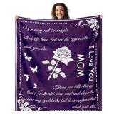 Gift Blanket, Gifts for Mom, Mom Blanket for Mother