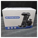 Bike Phone Holder, Motorcycle Phone Mount, Camera Friendly Quick Install Double LockedClip for Scooter, 360  Rotate Cell Phone Clamp for iPhone 16 15 Pro Max/14/13, Galaxy and More 4.7-7" Phone