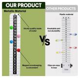 Teamaze Metal Cornhole Scoreboard with Magnetic 2 pcs Vertical Corn Hole Score Keeper for Outdoor&Indoor Yard Game