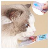 2025 New Interactive Cat Feather Ball Toy Set - Elastic Bouncy Cat Toys with Feather Tails, Multi-Function Dispenser Spoon, Wet Food(6PCS Set)