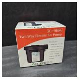 Air Pump Portable Quick-Fill Air Pump with 3 Nozzles,5kPa for Inflatables Mattress Pool Floats Toy Water Raft Bed Boat Pool Toy with 110 US Adaptor and Car-Powered 12v-DC