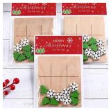 FestalMart Christmas Gifts - 6pcs Wooden Board Game with Cards for Tic Tac Toe, Classic Family Game, Stocking Stuffers & Goody Bag Fillers for Kids Boys and Girls