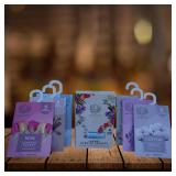 Scented Sachets for Drawer, Closet, Laundry Room, Bathroom - Premium 6 Packs - Air Freshener Odor Eliminator, Potpourri Bags Home Fragrance - (Lavender Rose Cotton Sandalwood Jasmine Ocean)