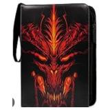 Trading Card Binder 900 Pockets for Pokemon cards,9 Pockets Card Binder Albums for Card Collections, Cards Holder,Waterproof Trading Game Card Floder,50 Pcs Pages