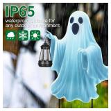 Halloween Outdoor Decorations Yard Signs Stakes,2pack Ghost Halloween Stakes for Garden Yard Lawn Porch Scary Trick or Treat Party Decorations Supplies Outside