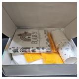 Boho Baby Shower Decorations Tableware, Boho Rainbow Baby Shower Decorations, Paper Plate, Napkin, Cup, Disposable Cutlery, Retro Rainbow Theme Baby Girl Party Supplies, 24 Guests