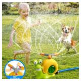 Baseball Water Sprinkler Toys - Outdoor Water Toys for Kids Ages 4-12 - Summer Water Spray Game for Lawn Backyard Garden - Toddler Outside Toys for 4-12 Year Old