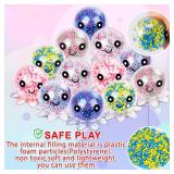 12 Pack Fidget Stress Balls for Adults, Cute Octopus Stress Relief Stress Ball, Bulk Squishy Squeeze Ball Set and Birthday Party Favors