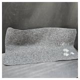 Ultra Thin Door Mat Indoor Entrance, 1/10 in Thin Door Mats for Inside Entry, Non-Slip Rubber Backing Washable Doormat, Fade Resistant, Absorbent, Low Profile Dirt Trapper, 30"X17"