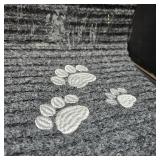 Ultra Thin Door Mat Indoor Entrance, 1/10 in Thin Door Mats for Inside Entry, Non-Slip Rubber Backing Washable Doormat, Fade Resistant, Absorbent, Low Profile Dirt Trapper, 30"X17"