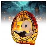 Halloween Ghost Reading Book Lamp Halloween Ghost Night Light with Flickering Effect, Halloween Lights Indoor Ghost Decor