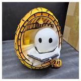 Halloween Ghost Reading Book Lamp Halloween Ghost Night Light with Flickering Effect, Halloween Lights Indoor Ghost Decor