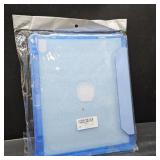 Case for iPad Air 13" M3/M2 (2025/2024), Screen Leather Protector with Pencil Holder,Soft Leather Trifold Stand Magnetic Smart Cover with Clear TPU Back, Auto Wake/Sleep, Blue