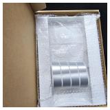 Acrylic Straw Holder for Cabinet, White Reusable Straw Organizer with Double Sided Adhesive Tape and Stickers, Straws Storage Container for Cabinet Door Kitchen Counter Cupboard Fridge