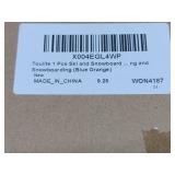 Toulite Ski Harness for Kids and Snowboard Harness Trainer Teach Your Child the Speed Control of Skiing and Snowboarding(Blue Orange)