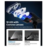 Solar Spot Lights Outdoor, IP67 Waterproof 6 Pack 3 Lighting Modes Landscape Spotlights for Yard Garden Yard Pool Fence House Garage Pathway