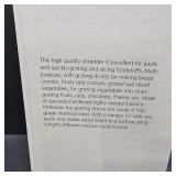 LWAIGMY Rotary Cheese Grater with Handle, Multifunctional Manual Cheese Grater Hand Crank with Suction Base, Mandoline Vegetable Slicer with 5 Replaceable Blades, Kitchen Shredder for Fruits, Green