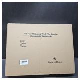 10-Tier Wall File Organizer, Mesh Mail Organizer Wall Mounted Paper Document Holder, Vertical Magazine Rack, Metal Hanging Clipboard Storage Basket for Office Home School Organization, Black