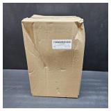 winemana 2 Pack Woven Pumpkin Decor - Fall & Thanksgiving Home Decorations, White Pumpkins Farmhouse Autumn Centerpieces for Table, Mantel, Porch Decor (Cattail Material, Assorted Size)