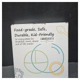 Stainless Steel Kids Plates 2 Packs, 9" Toddlers Divided Plates, Portion Control Plate for Bariatric Adults, Non Toxic Unbreakable Baby Dinner Dishes, 304 Metal Camping Food Tray