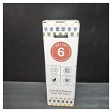 Homienly Wheat Straw Cups Reusable Drinking Glasses- Set of 6 Alternative to Plastic Cups 12 OZ Water Tumblers Unbreakable Drinking Cups for Kitchen,Kids Dishwasher and Microwave Safe (Macaron Series)