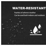 Pcinfuns Outdoor Chair Cushions 17"x16"x3" Set of 2,Memory Foam Seat Cushion for Patio Furniture with Ties,Removable Cover Hidden Zipper Round Corner for Yard Garden,Orange Red