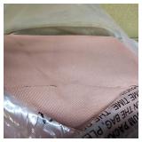 Pcinfuns Outdoor Chair Cushions 17"x16"x3" Set of 2,Memory Foam Seat Cushion for Patio Furniture with Ties,Removable Cover Hidden Zipper Round Corner for Yard Garden,Orange Red