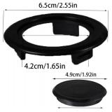 ZLY 4 Pack 2 Inch Patio Table Umbrella Hole Ring and Cap Set,Standard Size Umbrella Thicker Hole Ring Plug and Cap Set,Patio Table Umbrella Hole Ring for Yard or Garden Other Glass Outdoors (4 Sets)