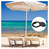 ZLY 4 Pack 2 Inch Patio Table Umbrella Hole Ring and Cap Set,Standard Size Umbrella Thicker Hole Ring Plug and Cap Set,Patio Table Umbrella Hole Ring for Yard or Garden Other Glass Outdoors (4 Sets)