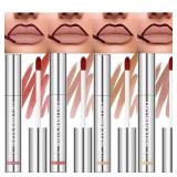 Jolilab Lip Stain Peel Off, Waterproof & Long Lasting, Highly Pigmented for All Skin Types 4Pcs Set