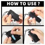 Halloween Led Glowing Eyes with Timer,2 Pcs Light Up Skeleton Eyes,Horror DIY Eyes for Masks,Pumpkins,Tombstones,and Props(Batteries Not Included) (Green)