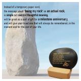 50th Anniversary Rock for Men/Women- Cool You are My Rock 50th Wedding Anniversary Decorations for Husband/Wife, Inspiring Anniversary Keepsake for Him/Her/Couple//Parents