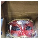 Halloween Masquerade Masks for Women - 2025 Peacock Feather Mask for Men Couples, 1920s Venetian Eyemask for Party