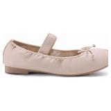 Athlefit Ballet Flats Shoes for Women Mary Jane Flats Bow Dressy Comfortable Round Toe Slip On Ballerina Flat Shoes. Size 10
