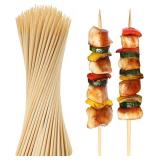 BETESINE 6.3mm Thick Bamboo Marshmallow Roasting Sticks, 30 Inch Extra Long Wooden S